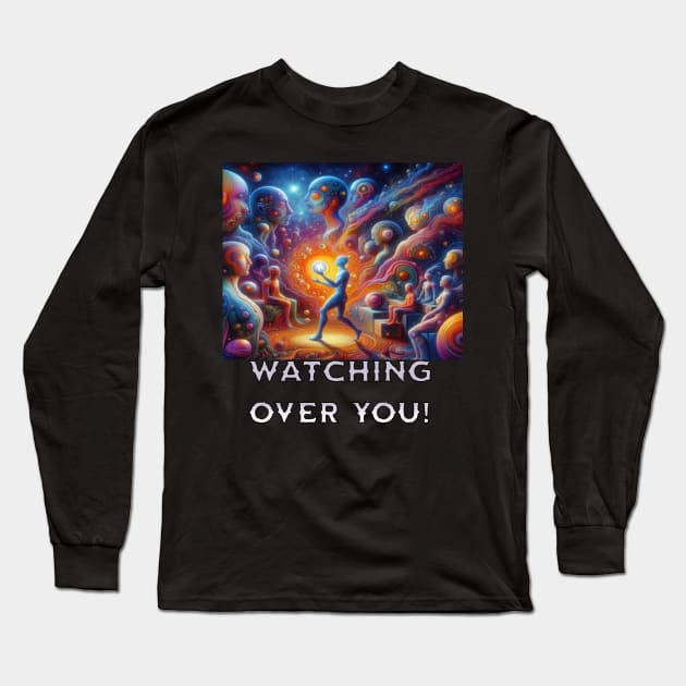 Watching over you Long Sleeve T-Shirt by Out of the world